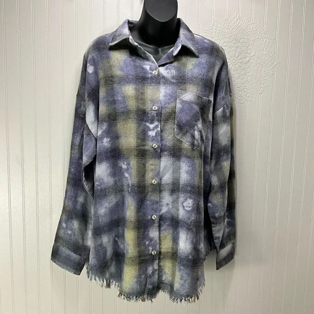 WHITE BIRCH Plaid Button Down Shirt